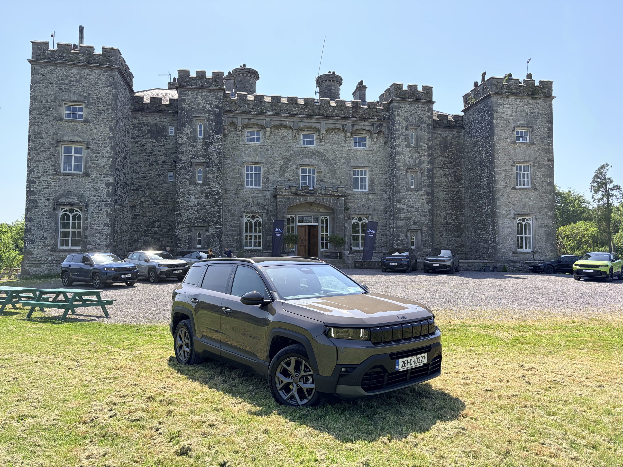 New Jeep Compass Rocks into the famous Slane Castle.