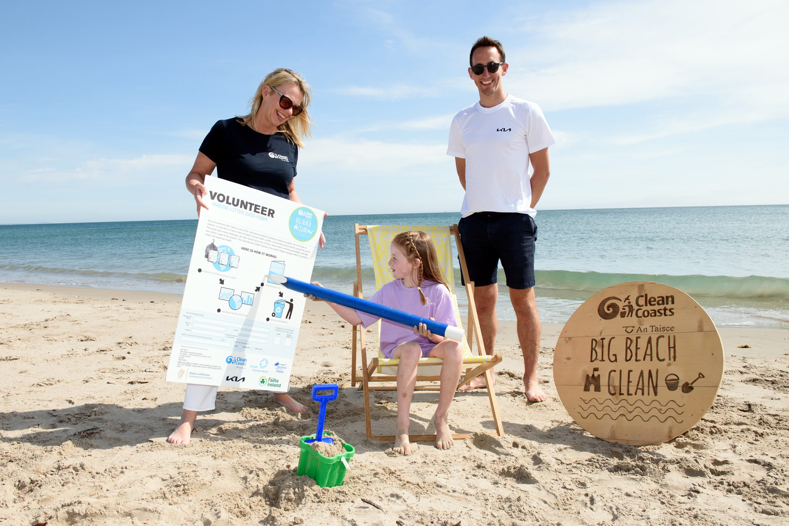 Kia Ireland return as sponsor of Big Beach Clean 2026